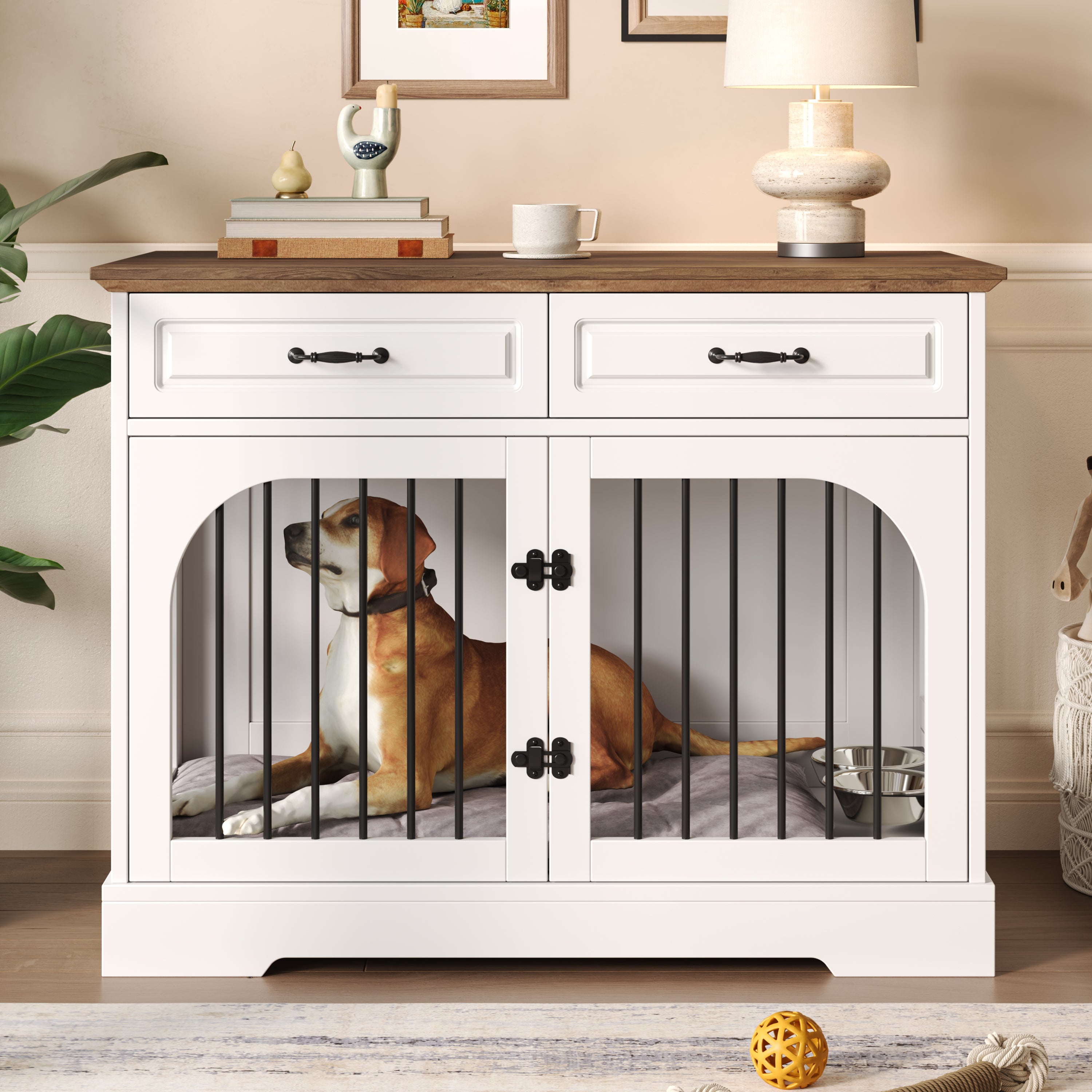 Dog Crate Side Table