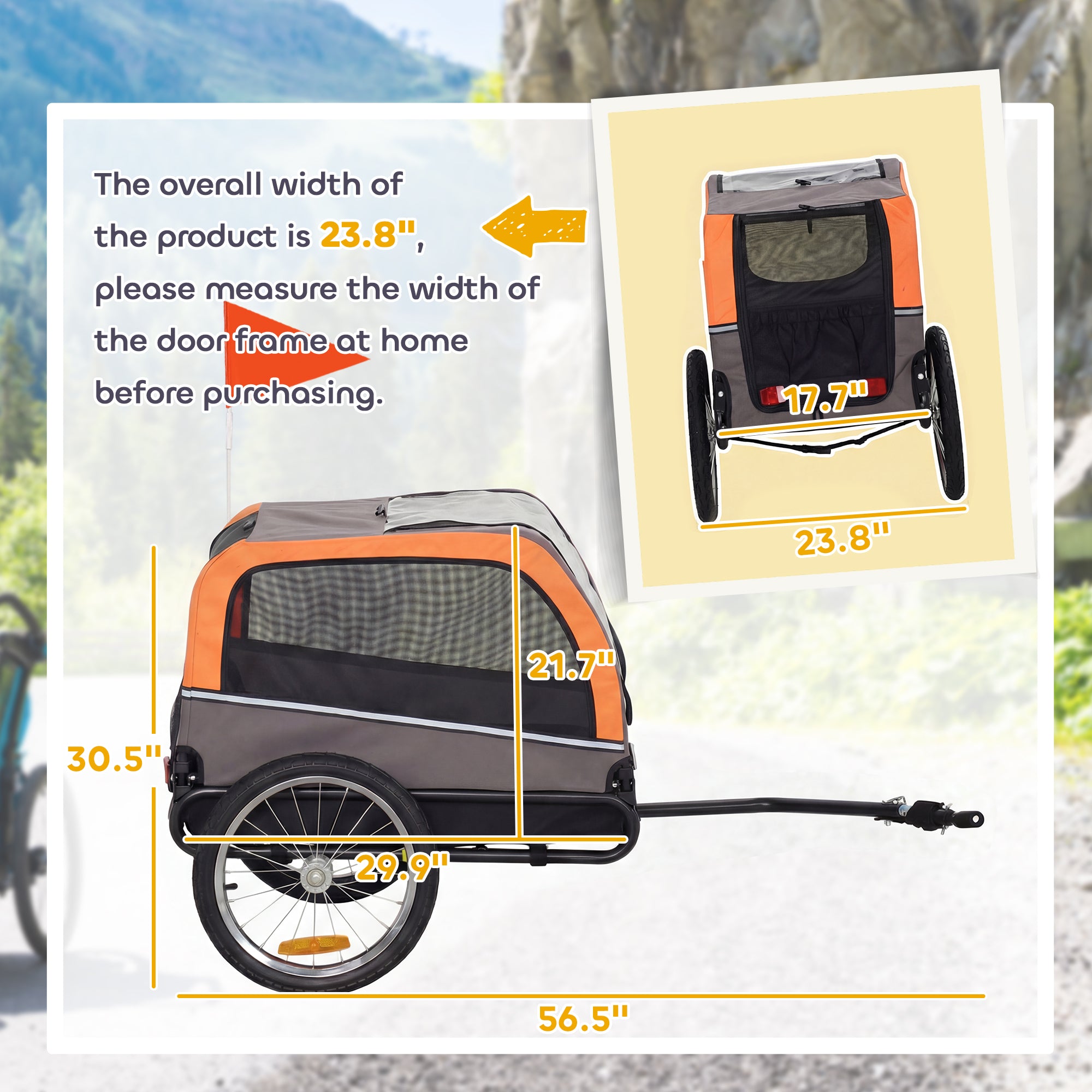 Dog Bike Trailer,