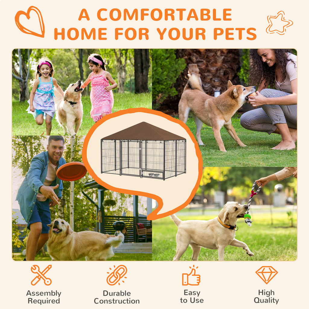 Outside Dog Kennel,