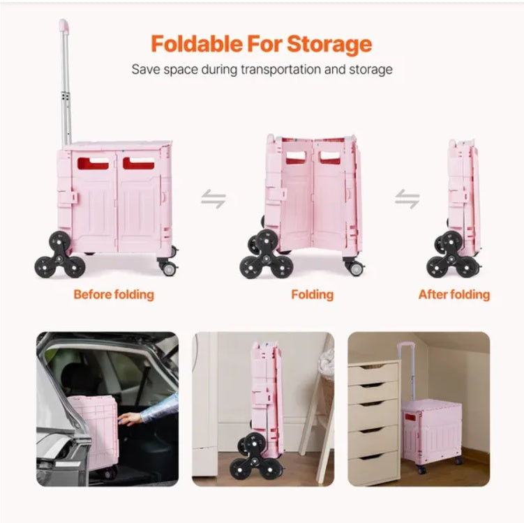 Collapsible Rolling Crate