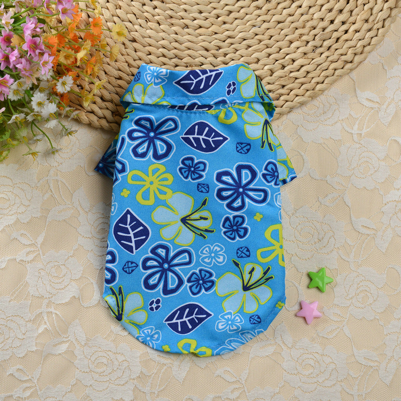 Dog Spring Dress Western Cat Shirt Teddy Clothes