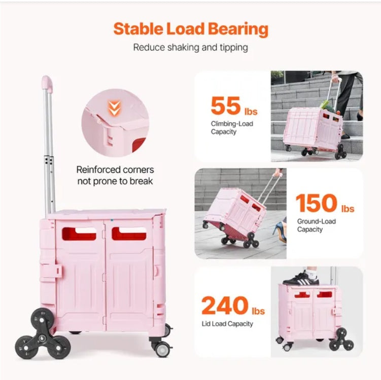 Collapsible Rolling Crate