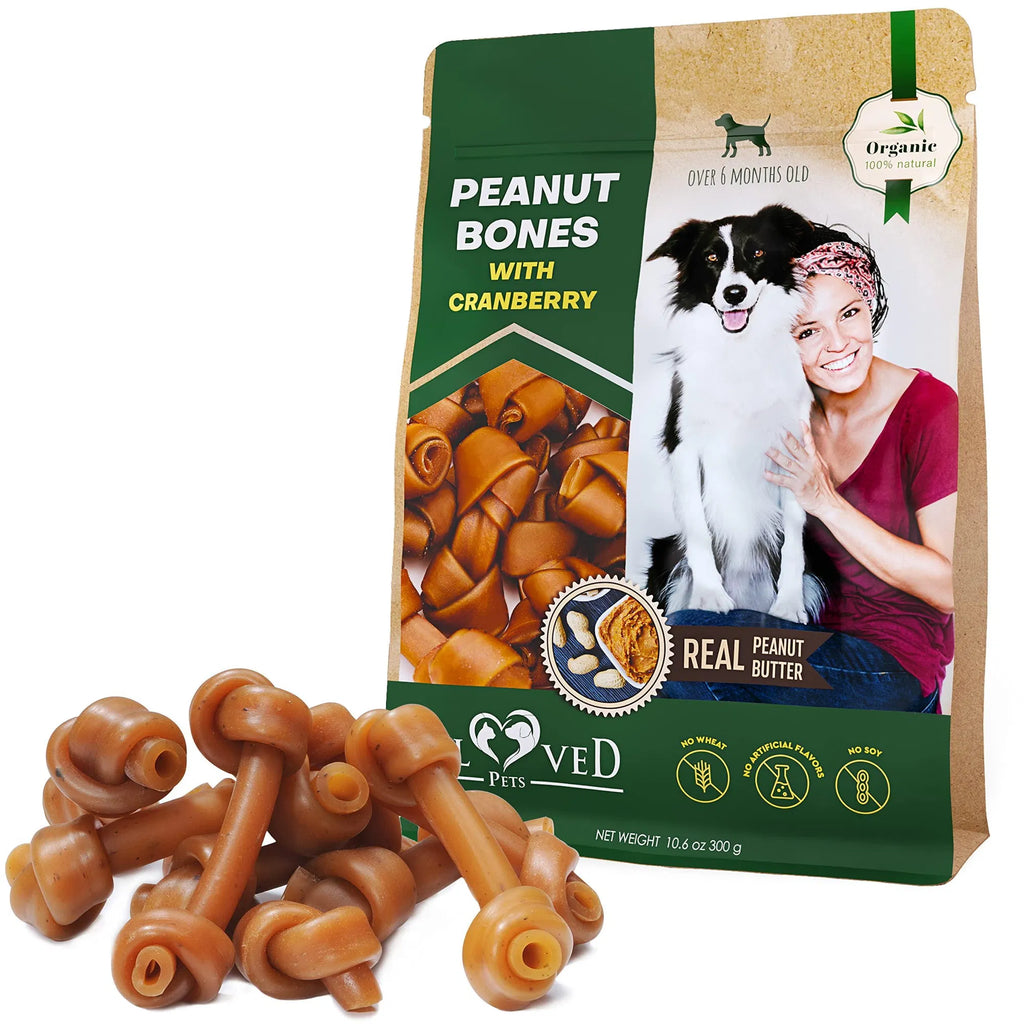 Cranberry Rawhide Free Chew Treats