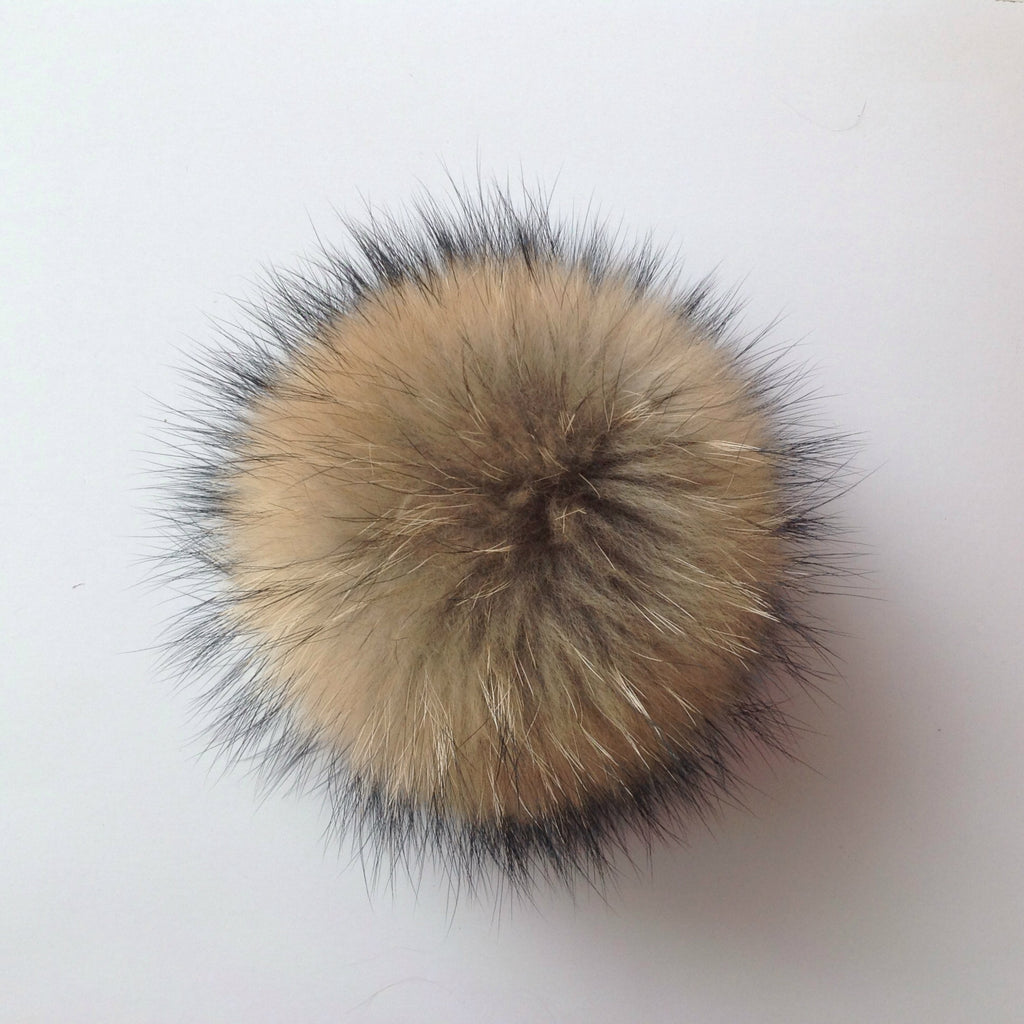 Raccoon Dog Fur Ball Hat Ornament Clothes Accessories