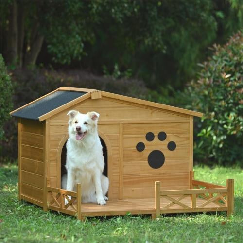 48 Wooden Dog House Outdoor