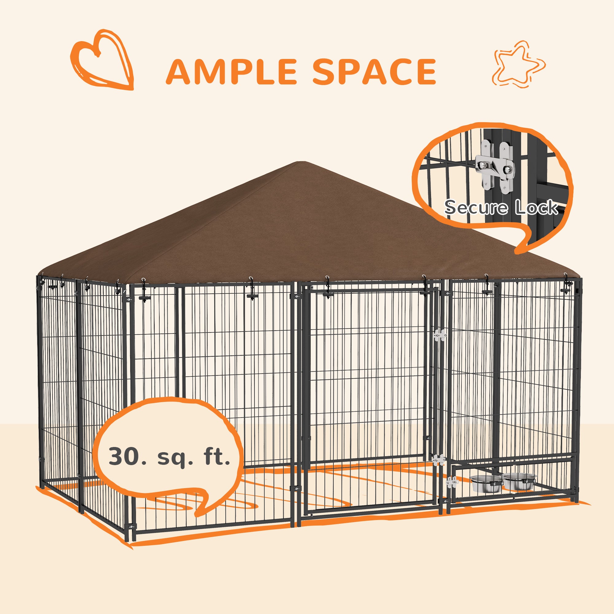 Outside Dog Kennel,