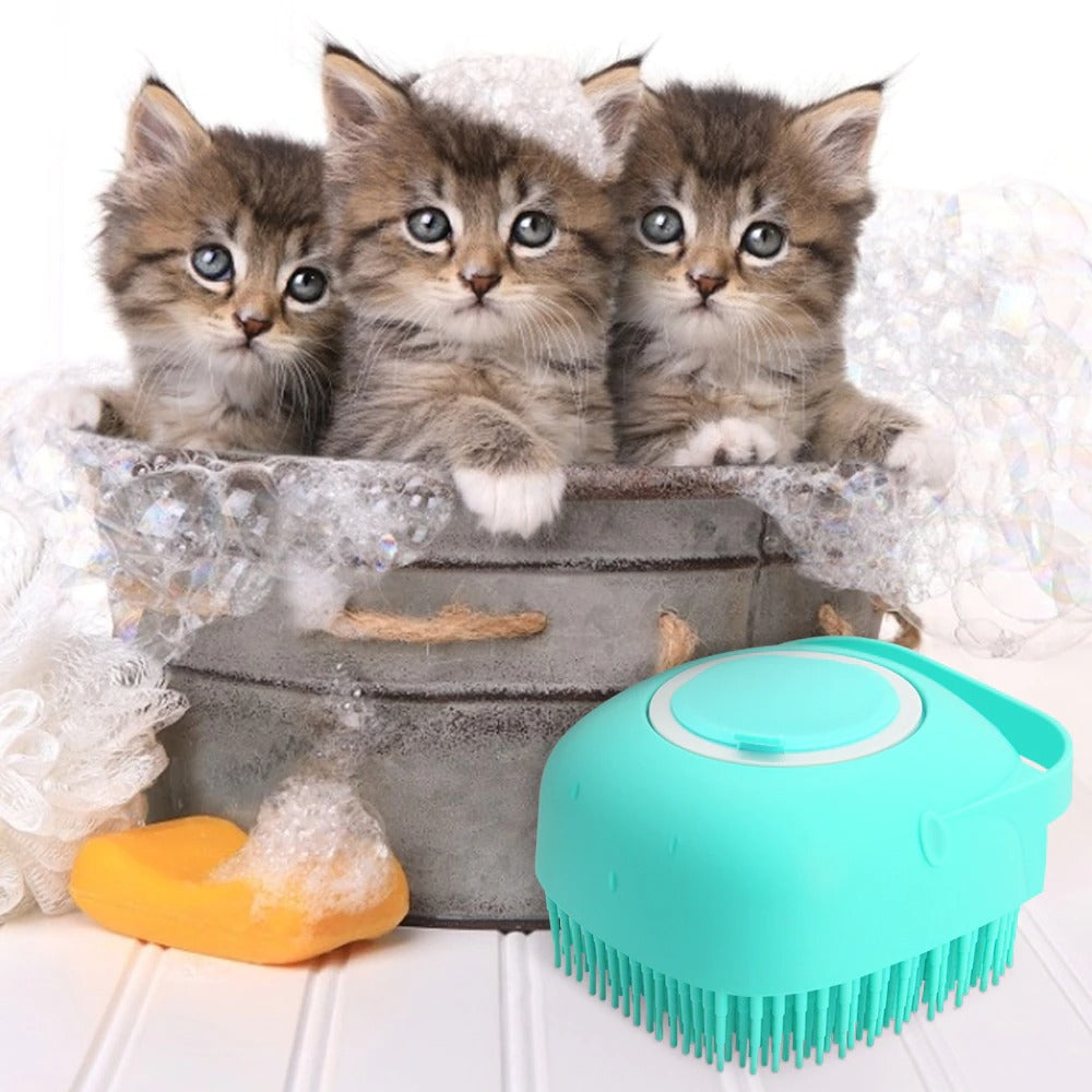 Pet Shampoo  grooming Brush