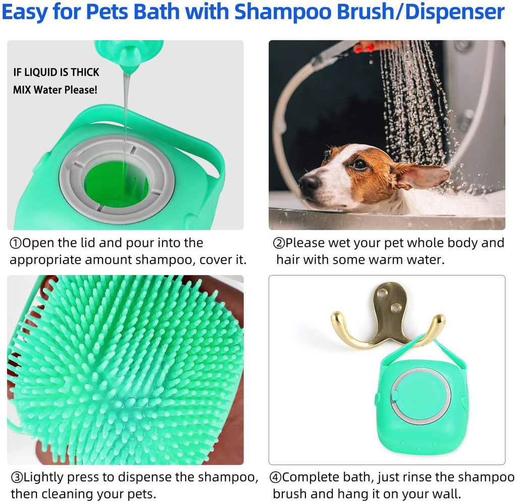 Pet Shampoo  grooming Brush