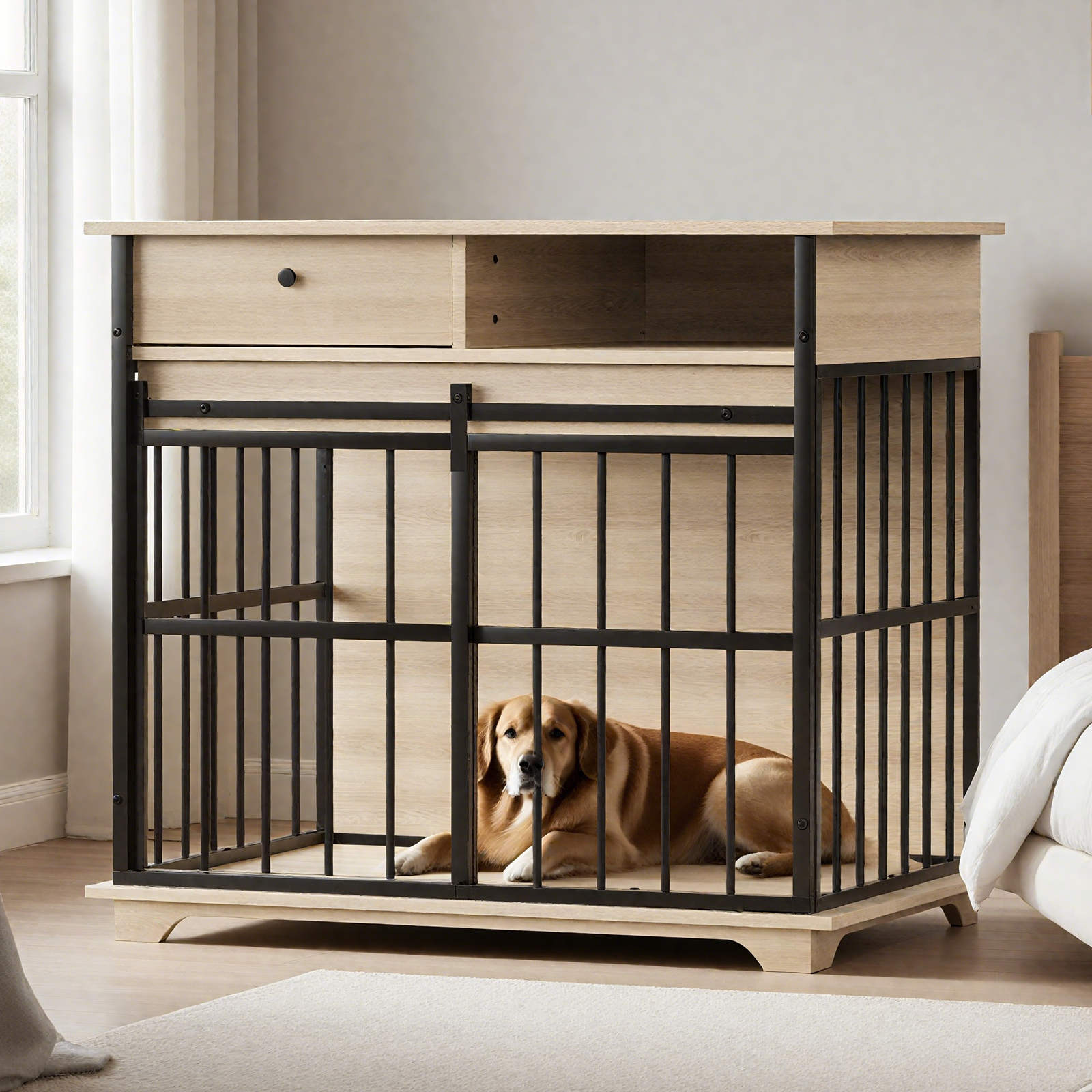 Large Dog Cage Furniture