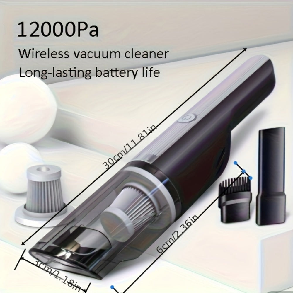 Wireless Red Car Vacuum