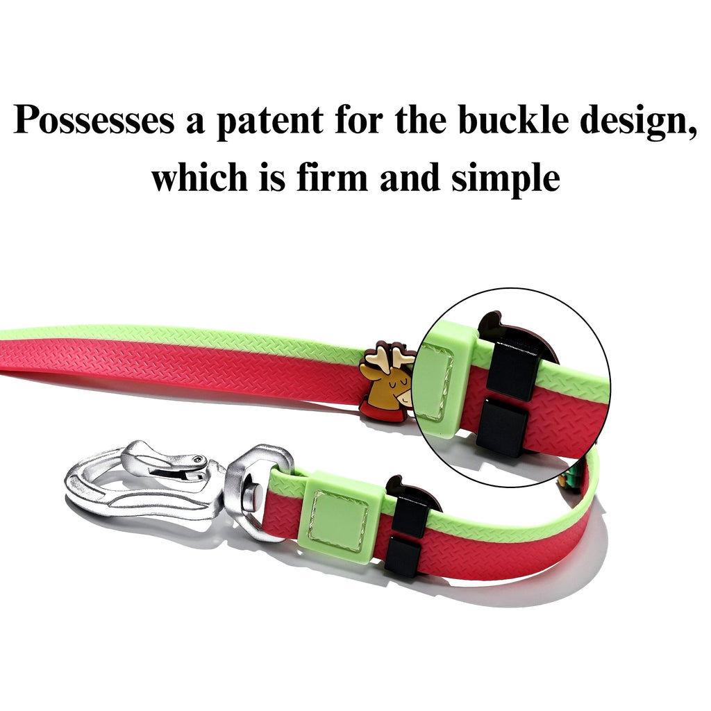 Dual-Color Embossed Pet Leash