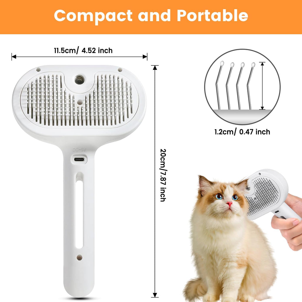 3 In 1 Cat Steam Brush,