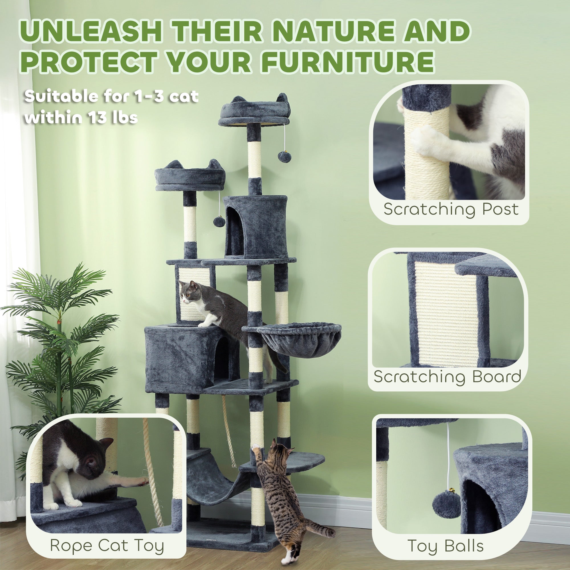 81" Cat Tree