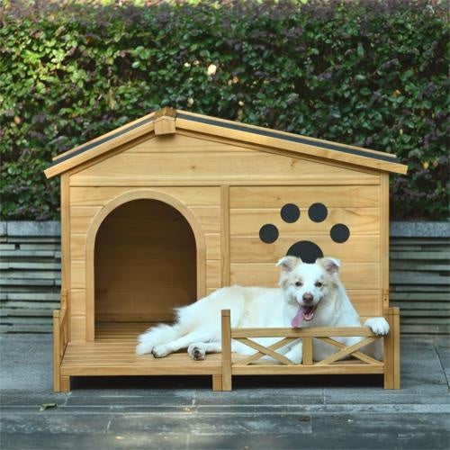 48 Wooden Dog House Outdoor