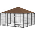 Dog Kennel with Canopy