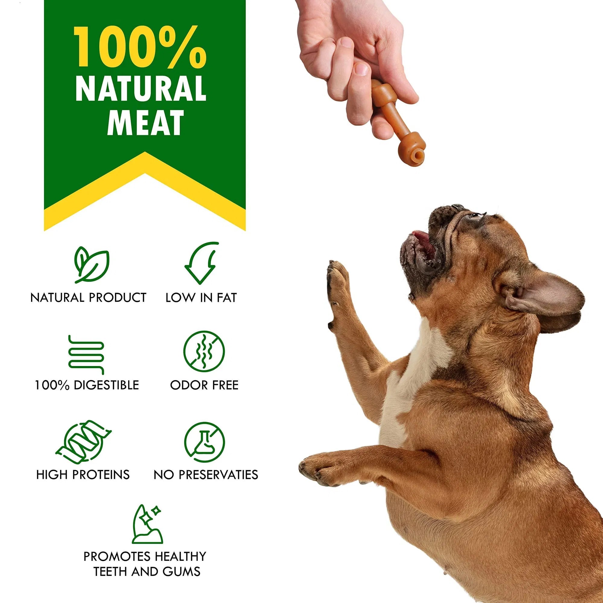 Cranberry Rawhide Free Chew Treats