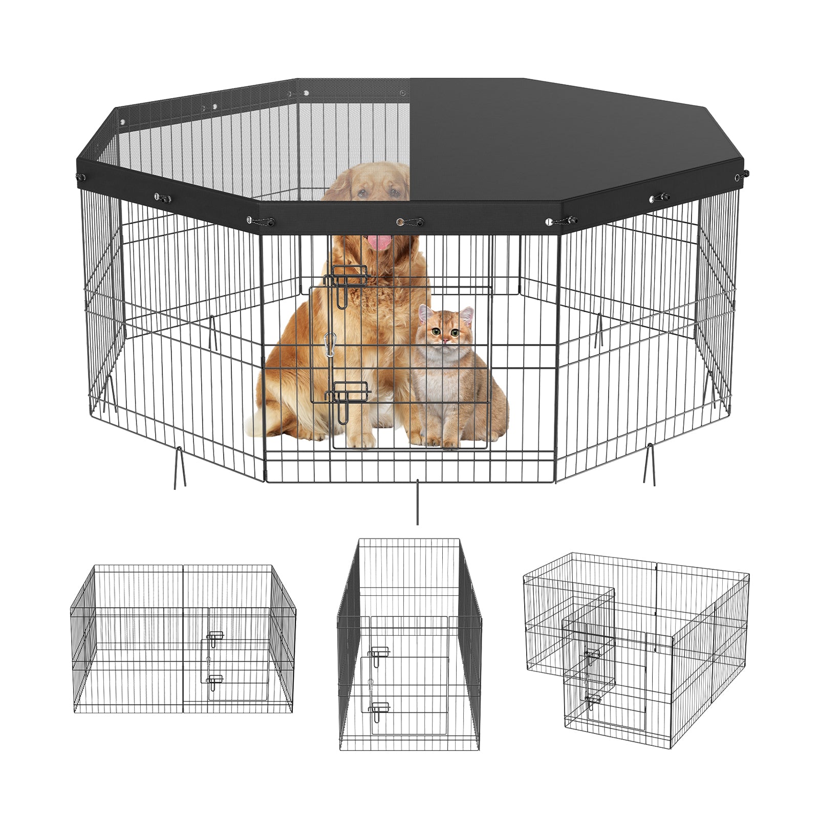 Foldable Metal Dog Exercise Pen