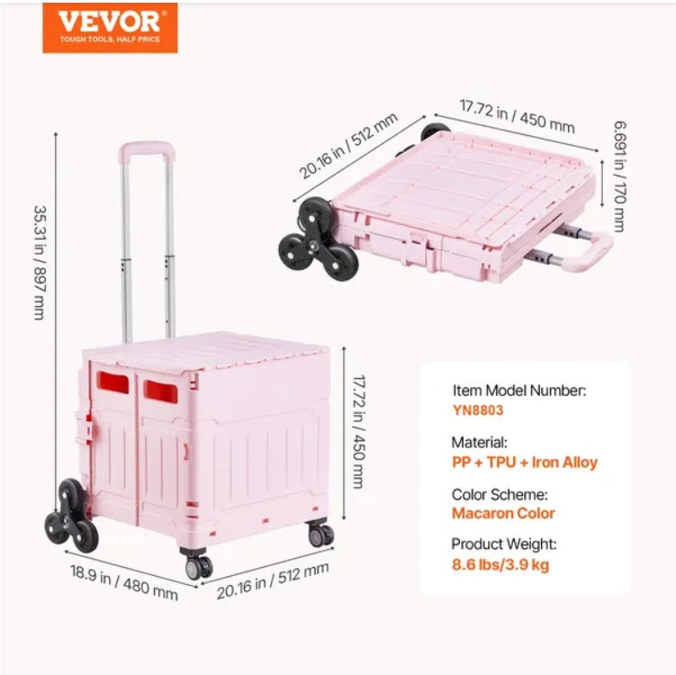 Collapsible Rolling Crate