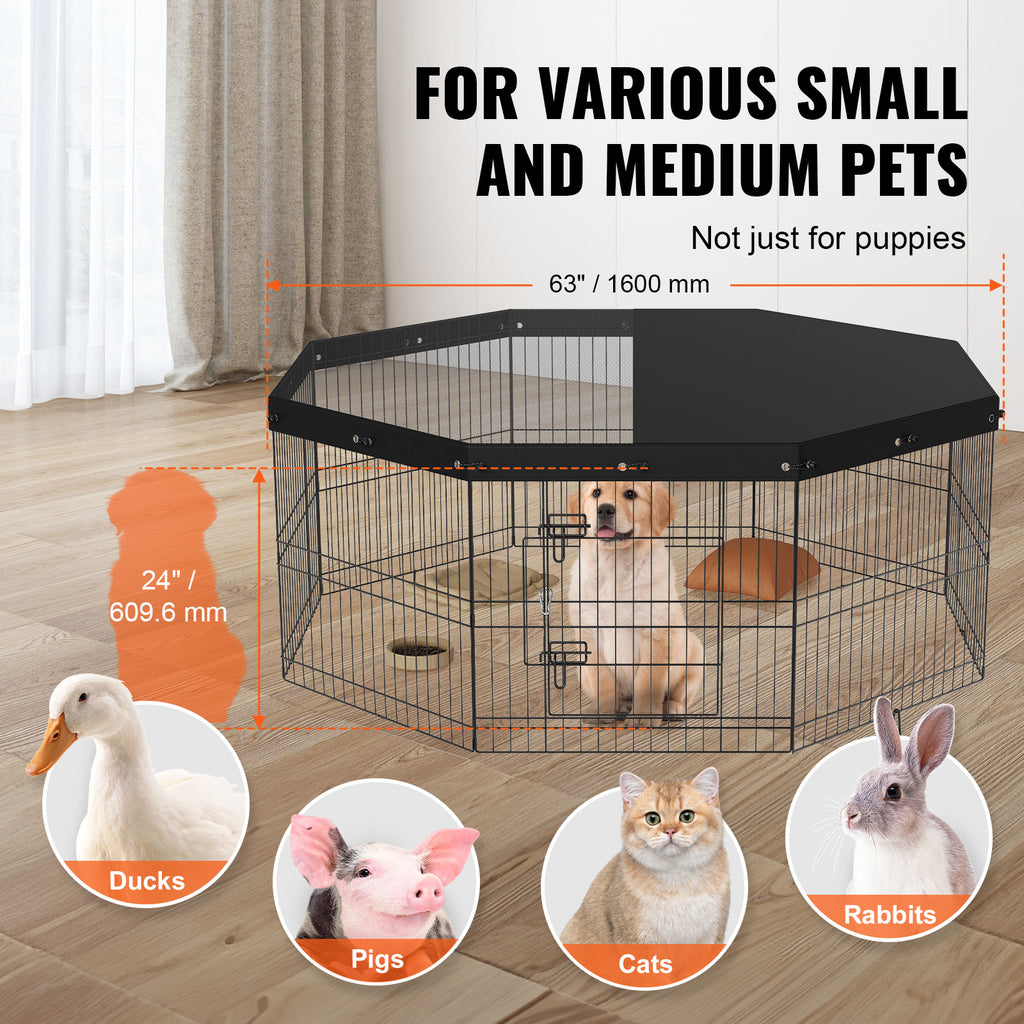 Foldable Metal Dog Exercise Pen