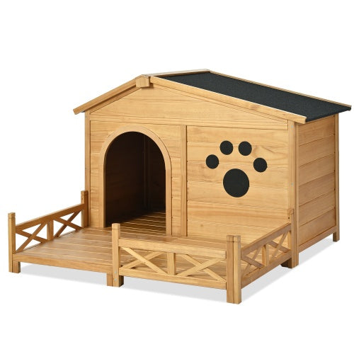 48 Wooden Dog House Outdoor