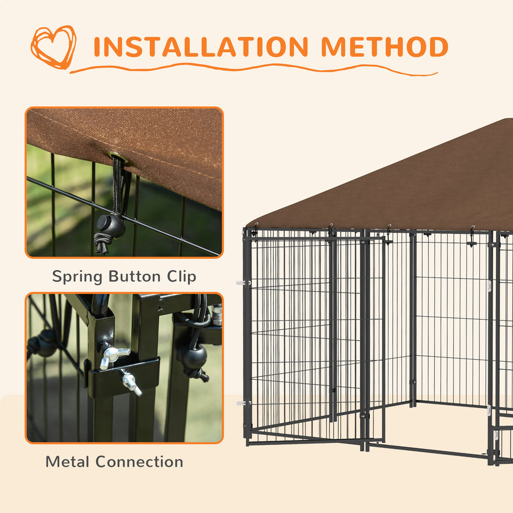 Outside Dog Kennel,