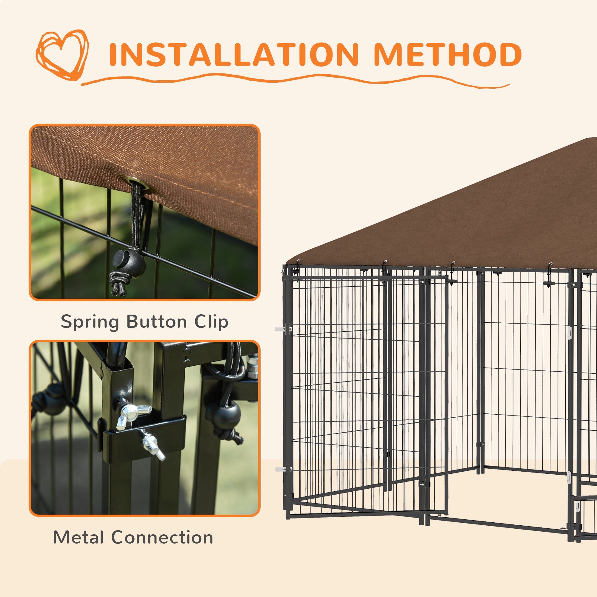 Outside Dog Kennel,