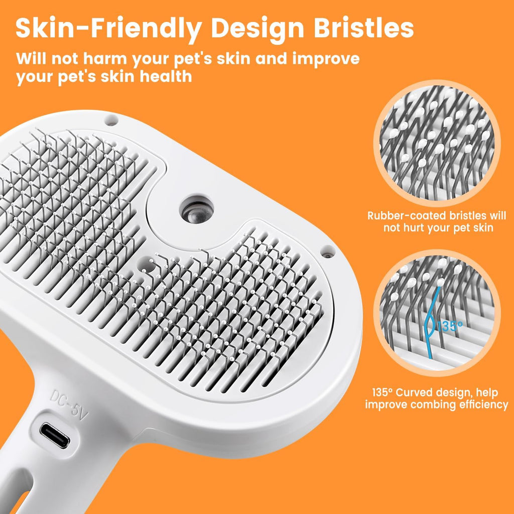 3 In 1 Cat Steam Brush,
