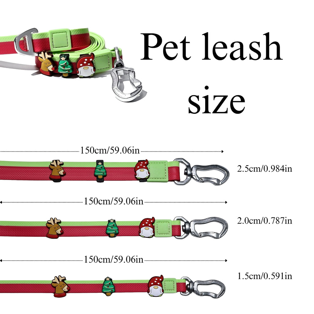 Dual-Color Embossed Pet Leash