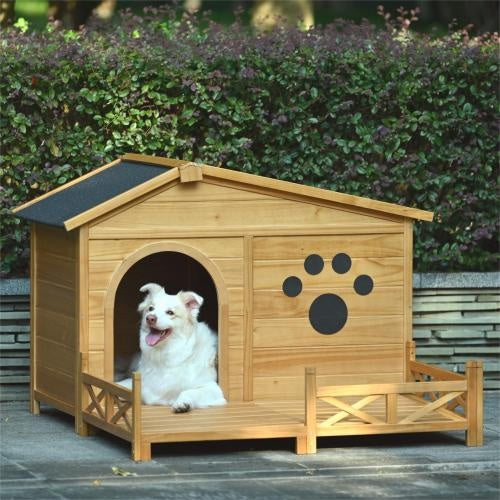 48 Wooden Dog House Outdoor