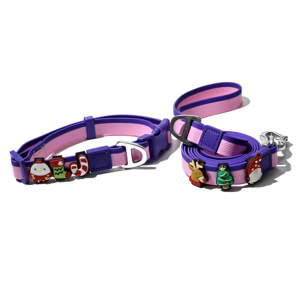 Dual-Color Embossed Pet Leash