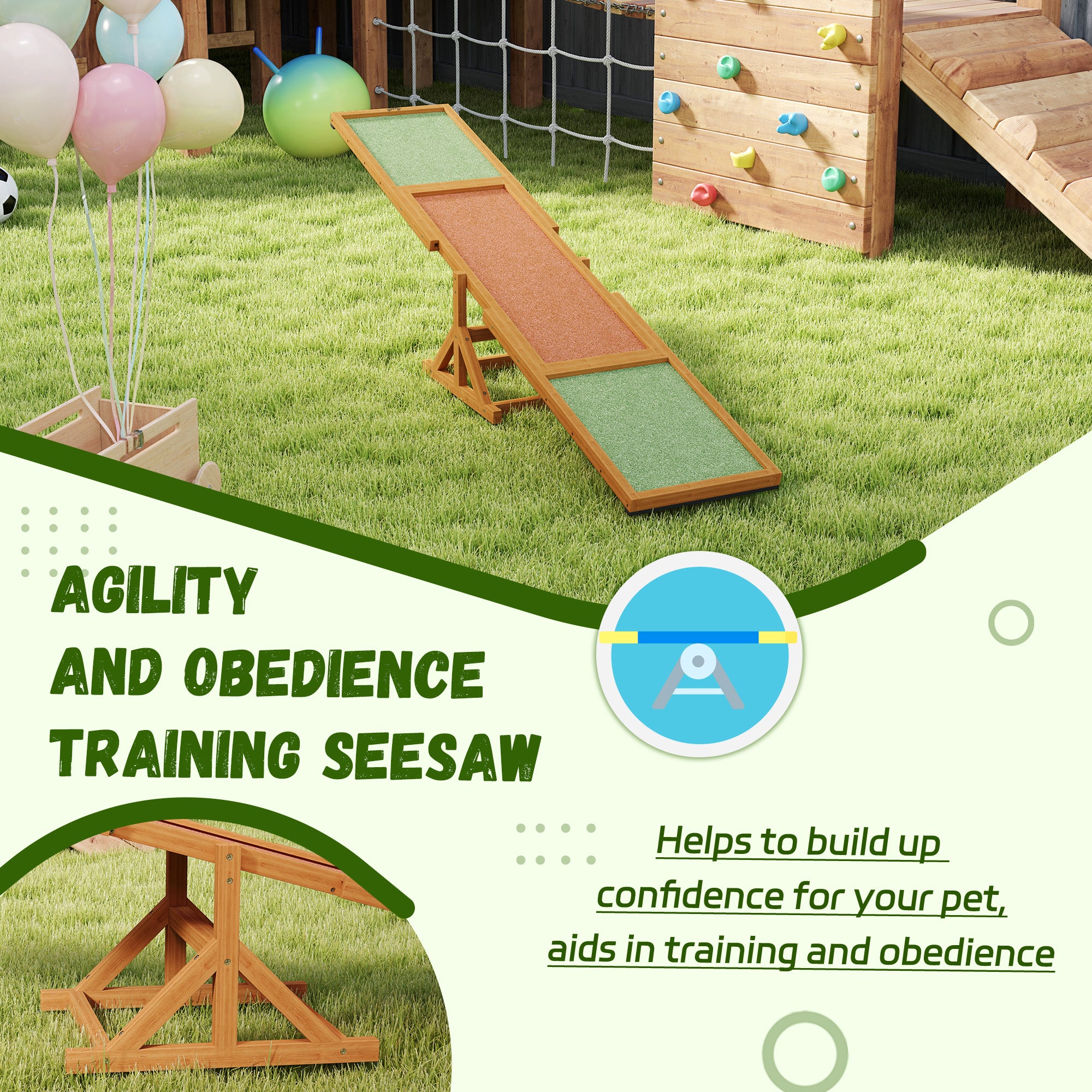 Agility Seesaw for Training and Exercise
