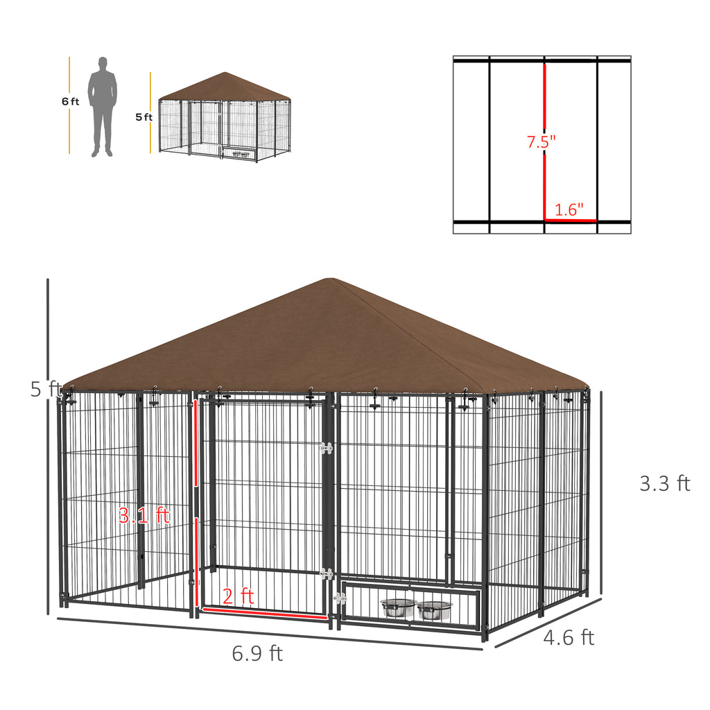 Outside Dog Kennel,