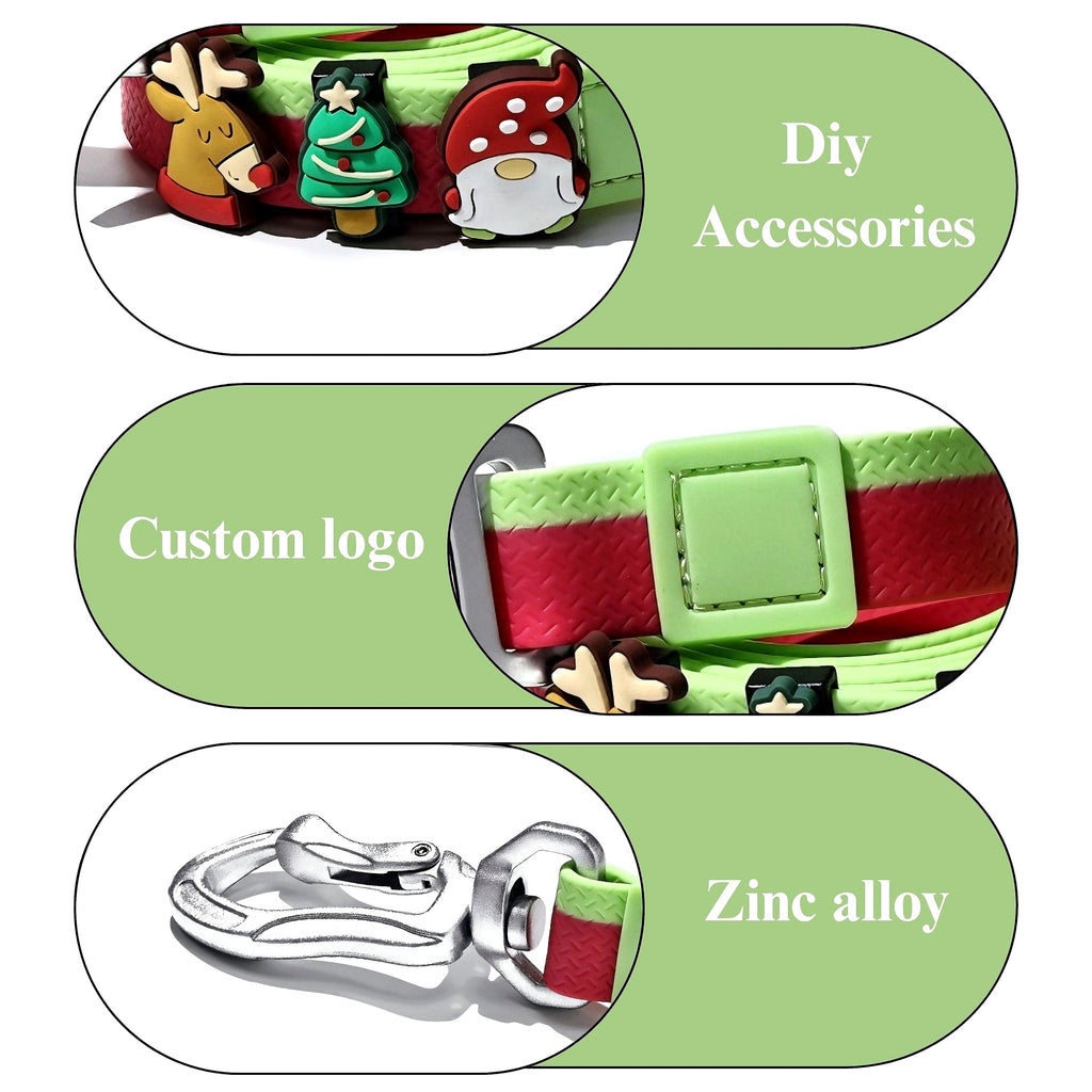 Dual-Color Embossed Pet Leash