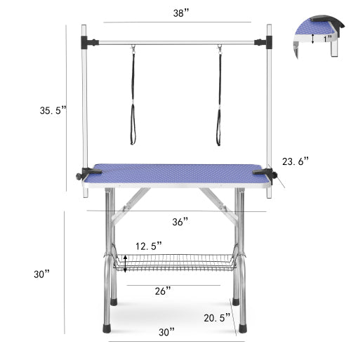 Folding Pet Grooming Table