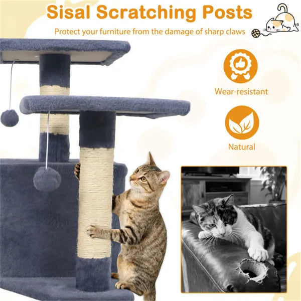 57" Multi-Level Cat Tree