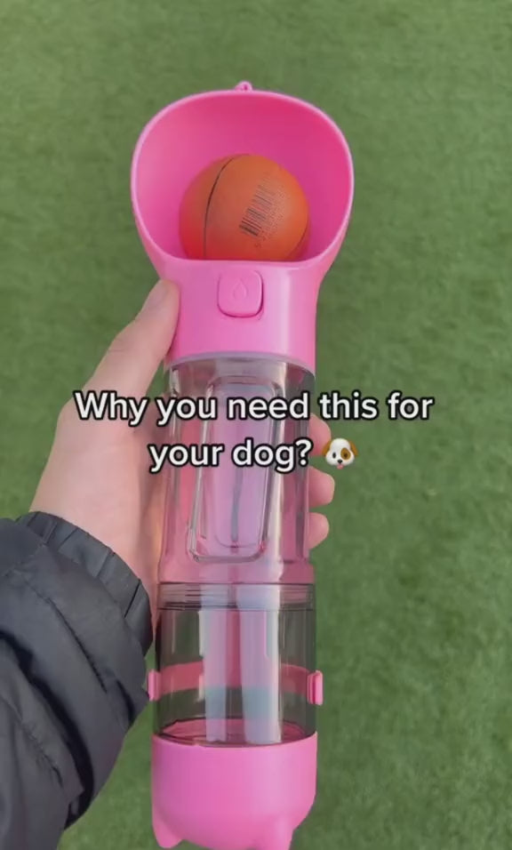 3-in-1 Portable Pet Water Bottle